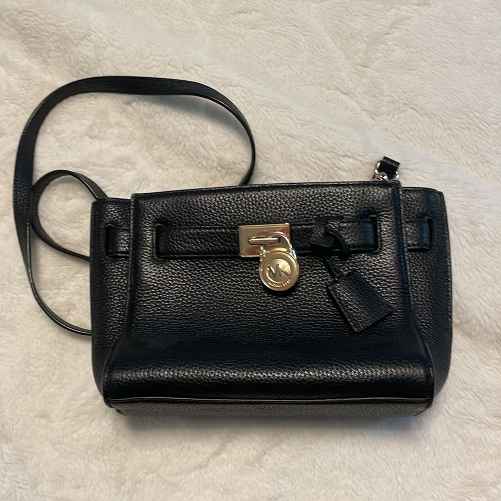Michael Kors over the shoulder black bag